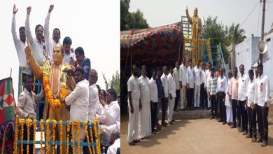 బాపనంతపురం గ్రామంలో అట్టహాసంగా డాక్టర్ బాబాసాహెబ్ అంబేద్కర్ విగ్రహ ఆవిష్కరణ